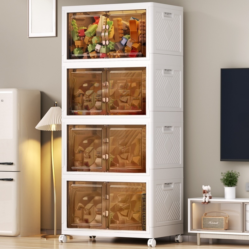 Foldable storage solution with customizable design