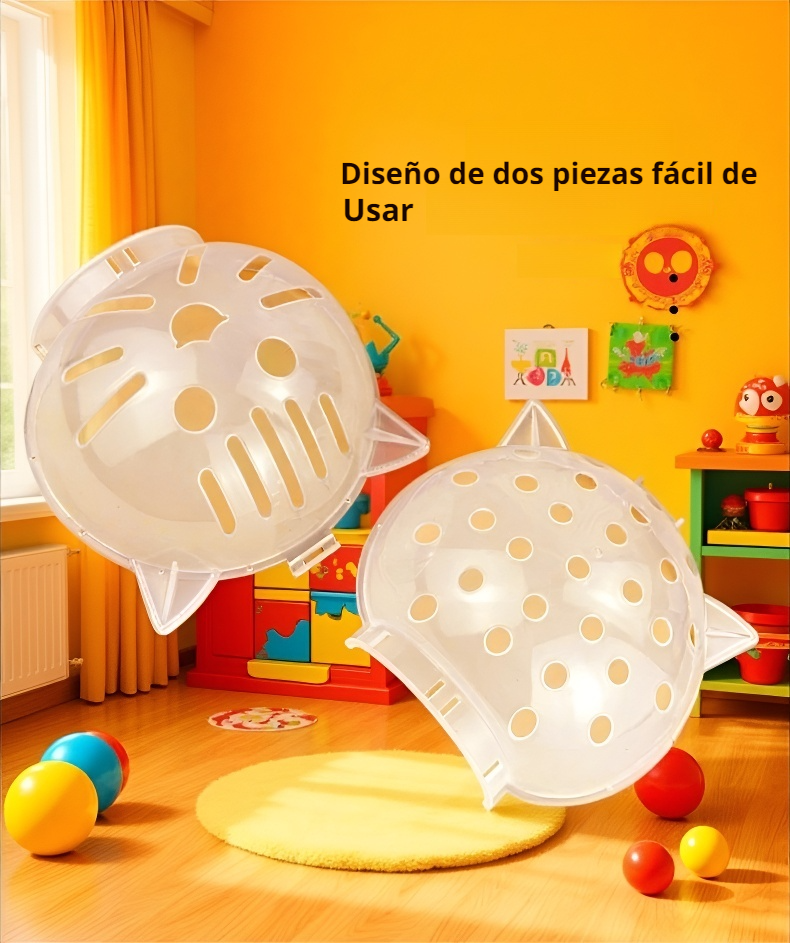 Fácil colocación de la cubierta de cabeza en animales