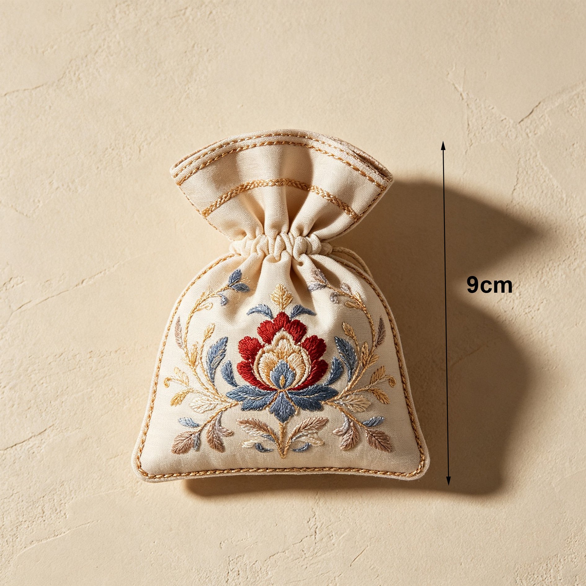 Aromatic sachets displayed in a decorative arrangement