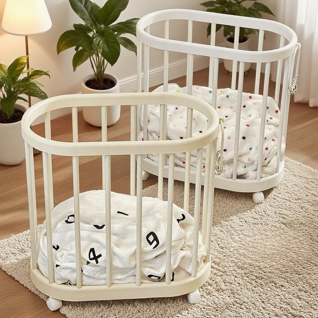 حصيرة يوغا وسلة تخزين الملابس القذرة بتصميم حديث