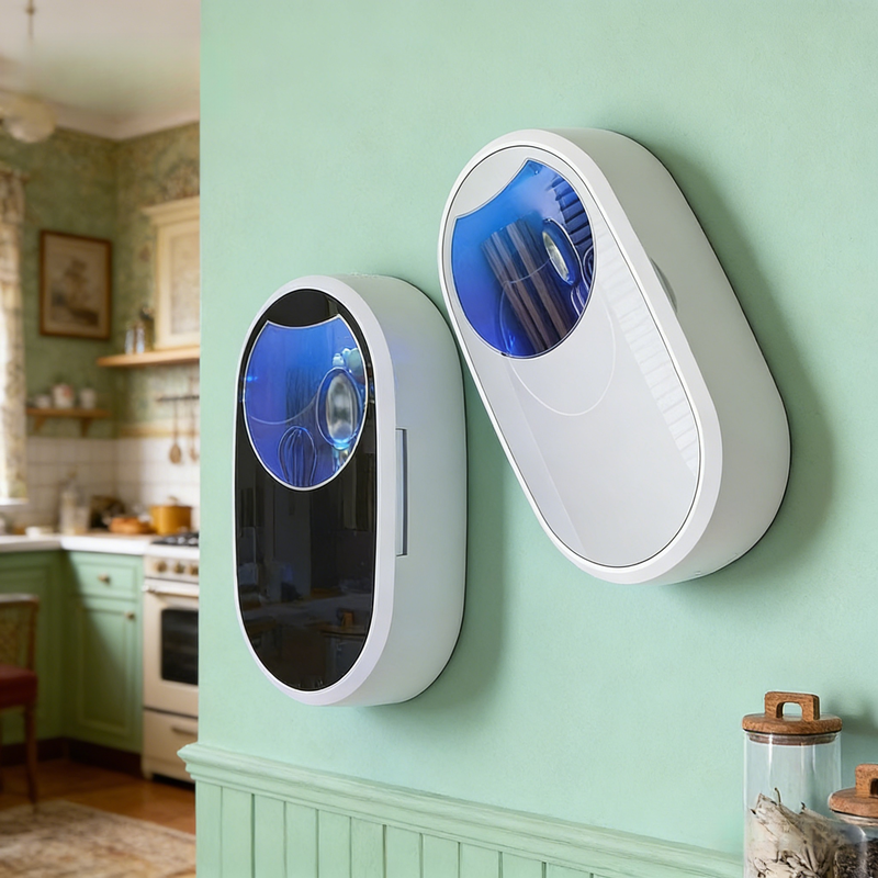 Multi-function Kitchen Wall-mounted UV Chopsticks Sterilizer and Dehumidifier