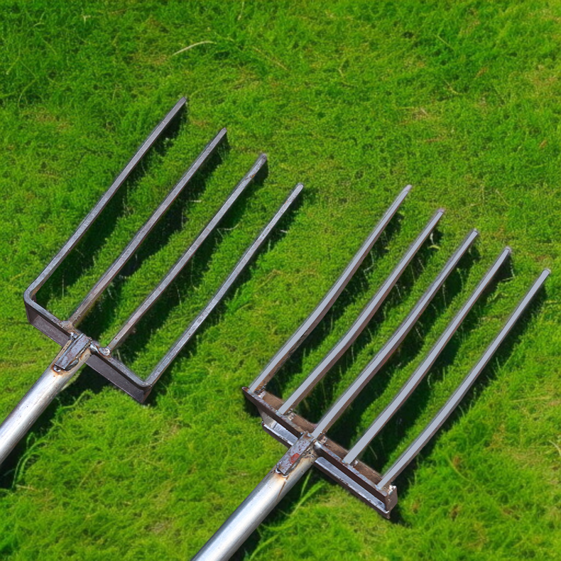 황분을 파서 생강을 파는 도구 네 이빨 망간강삽 느슨한 도구 다섯 이빨 옥수수 황분을 파서 생강을 파는 도구