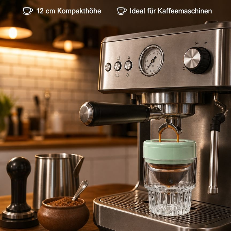  Vielseitige Kaffeetasse mit Eiswürfelform aus lebensmittelechtem Material