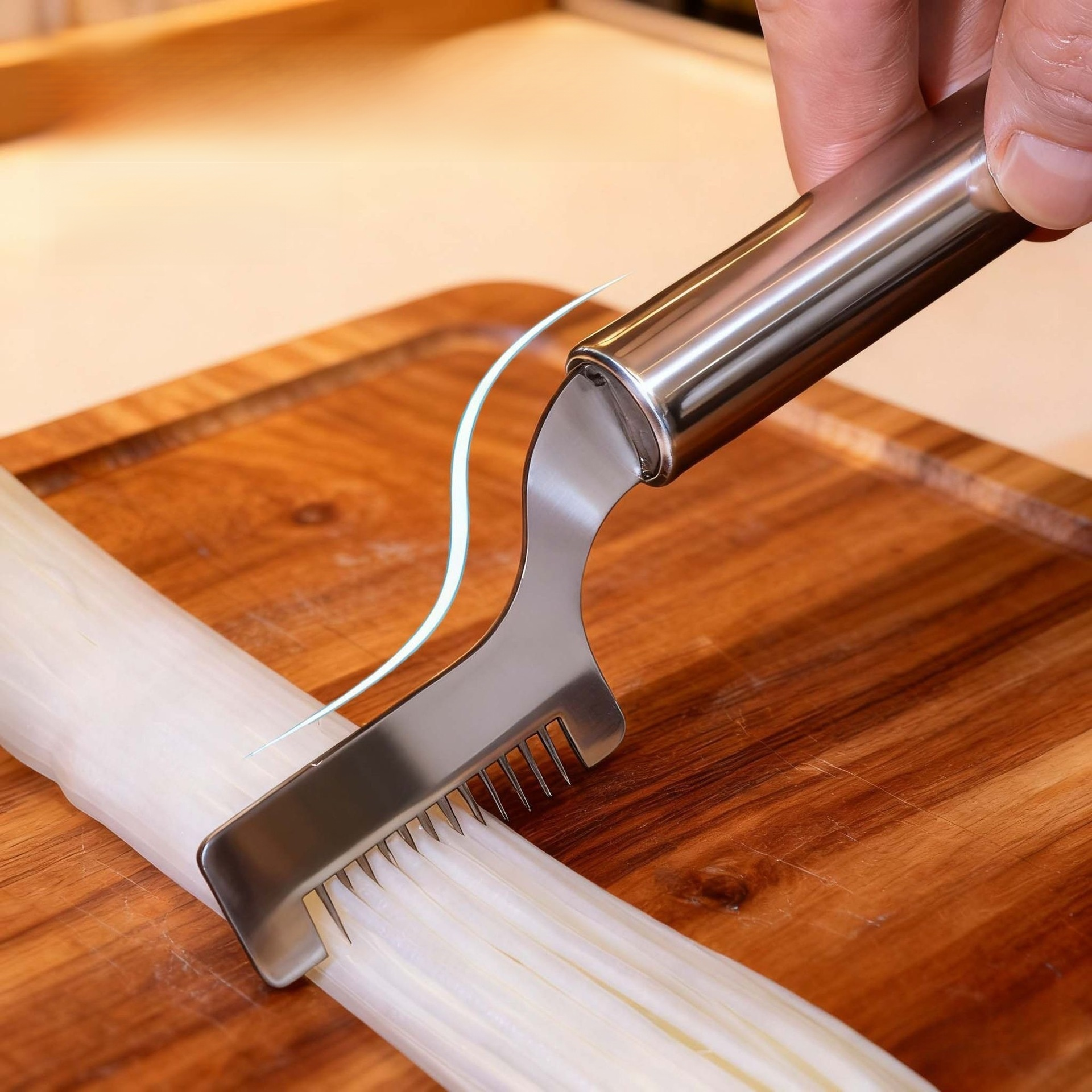 Multi-Functional Fine Scallion Slicer