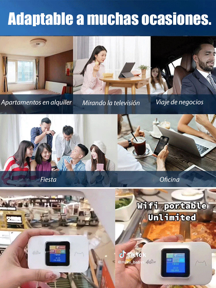 Internet inalámbrico de alta velocidad