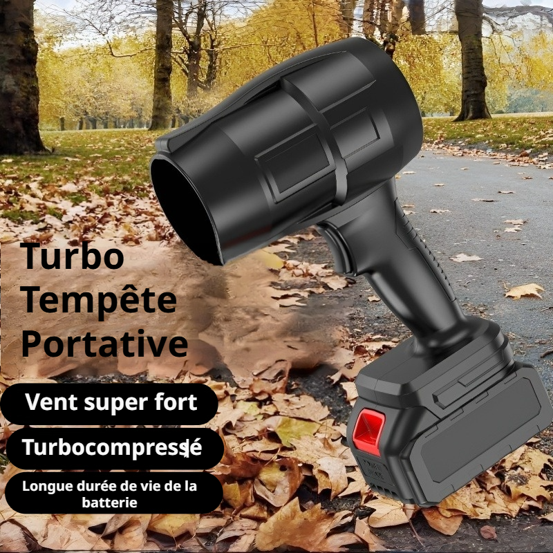 Powerful wireless hair dryer blower high power lithium storm rechargeable dust collector leaf blower