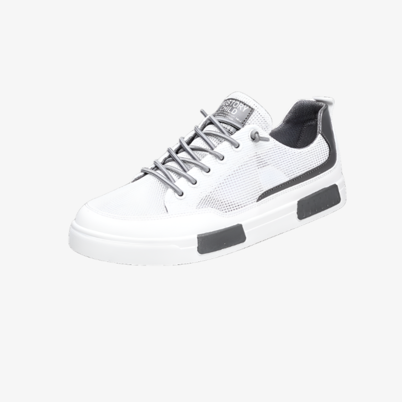 メンズ夏通気性2025新しいメッシュスポーツシューズ薄い中空メッシュシューズスポーツカジュアルホワイトスニーカー夏のトレンドシューズ