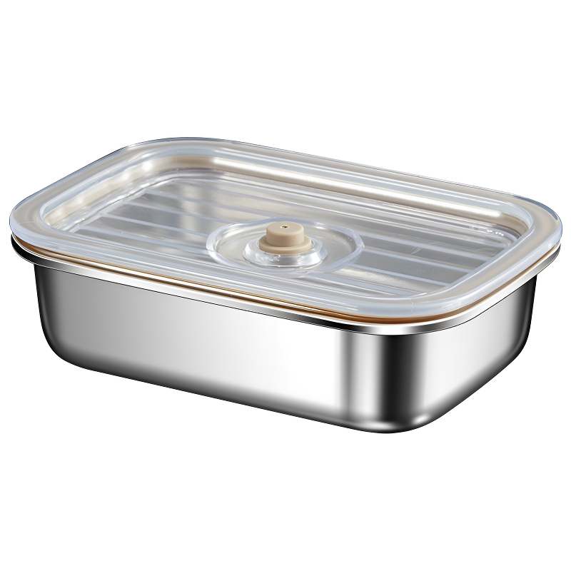 Portable Food Grade Stainless Steel Lunch Box