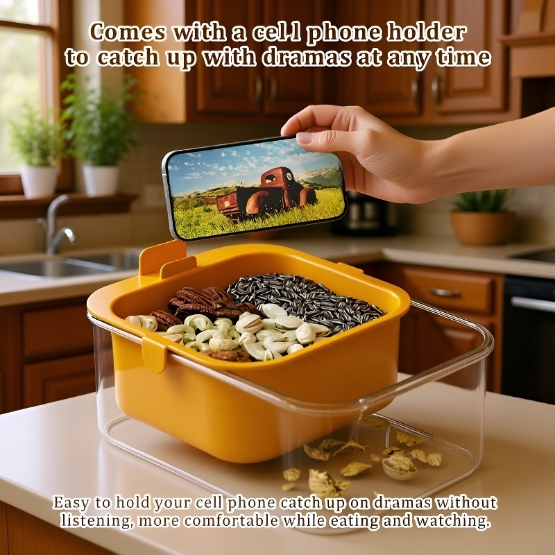 Lazy Person's Double-Layer Draining Snack, Dried Fruit and Fruit Basket