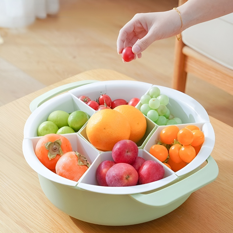 จานแบ่งหลายฟังก์ชันสำหรับใส่อาหารและหม้อ