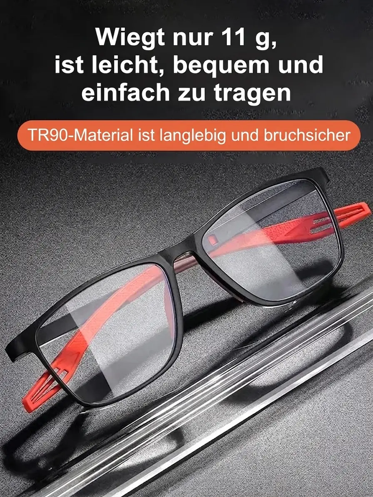 【Eine Brille für das ganze Leben!】Ultraleichte und bequeme Anti-Blaulicht-Brille für Presbyopie
