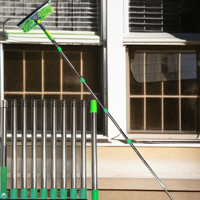 JMY Zwei-in-Eins-Fensterreinigungsschaber in Aktion