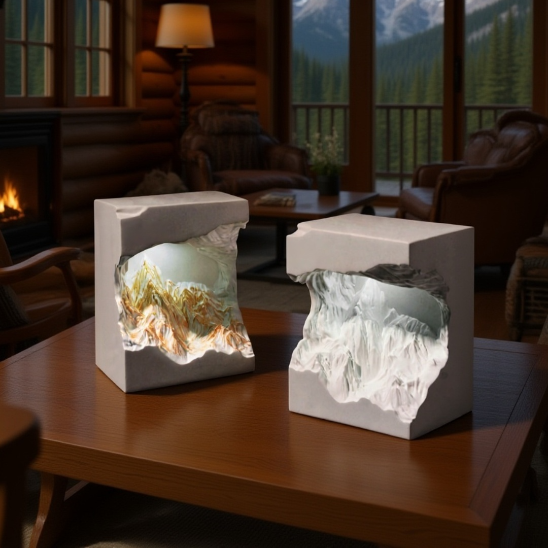 Napfény Hó hegy illatkő lakásdekorációhoz