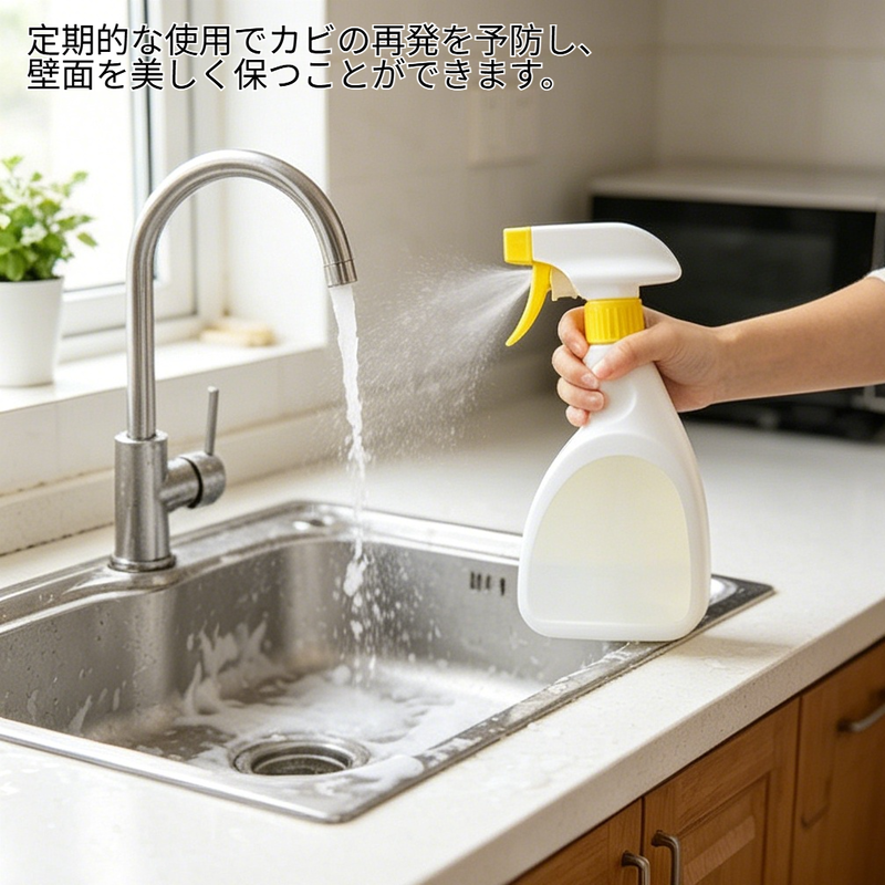 壁専用ムースタイプカビ取りスプレー