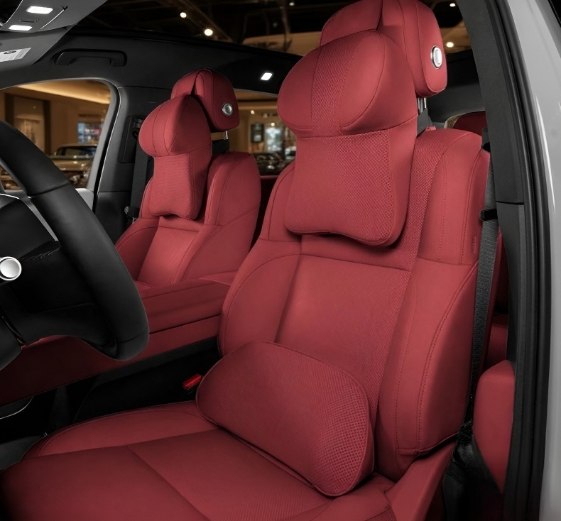 Car seat cushion for long drive comfort