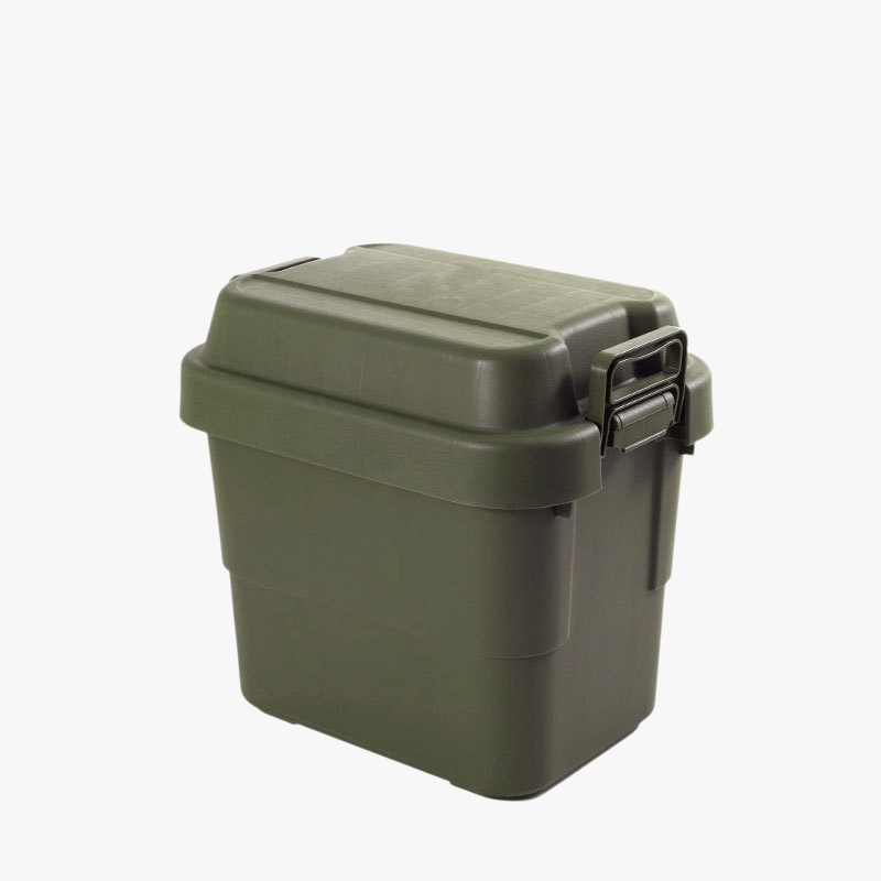 Boîte de rangement extérieure en plastique épais avec couvercle