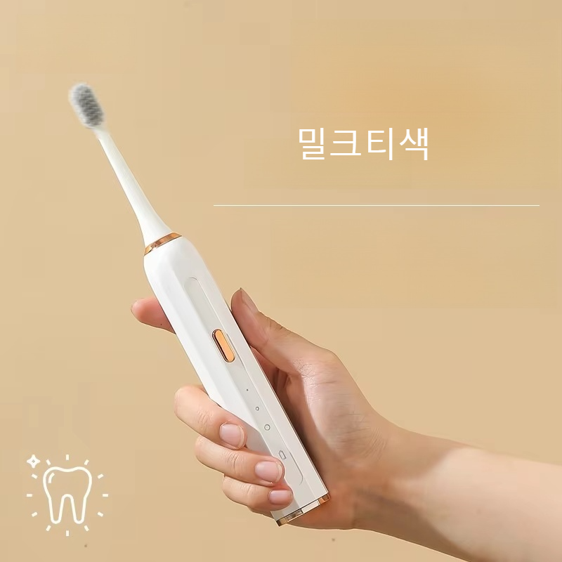 방수 USB 충전 듀폰모 전동 칫솔, 성인 커플용