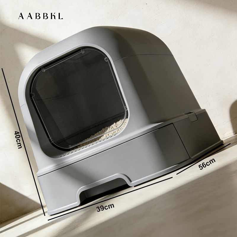 Arenero para gatos con diseño ergonómico