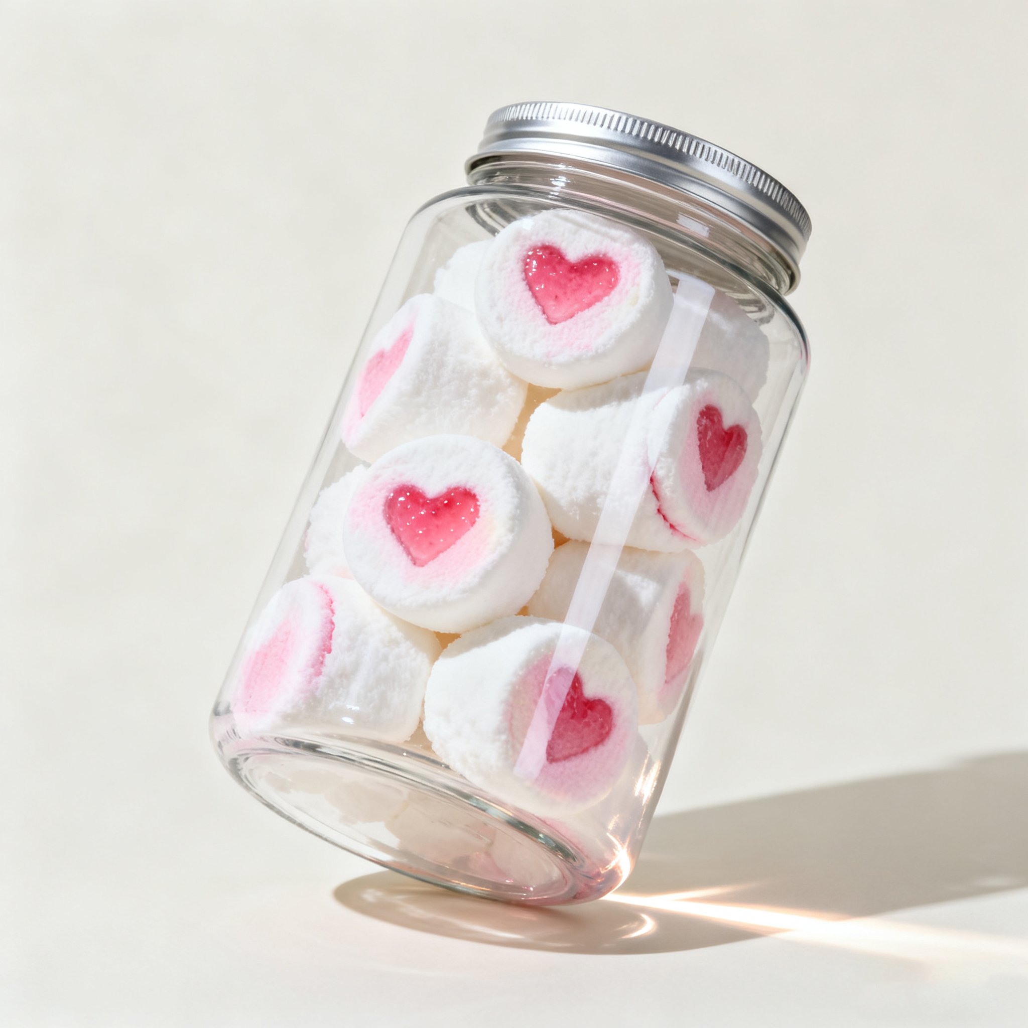 딸기 크림 마시멜로