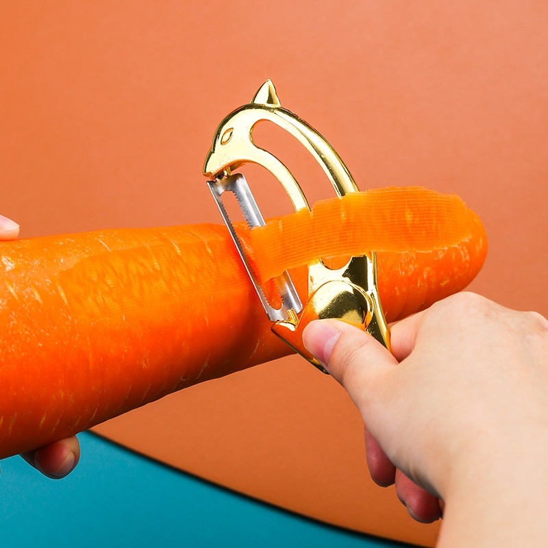 多功能锌合金松鼠型削皮器