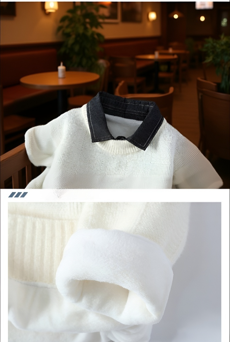 ベルベットベースセーター前面デザイン