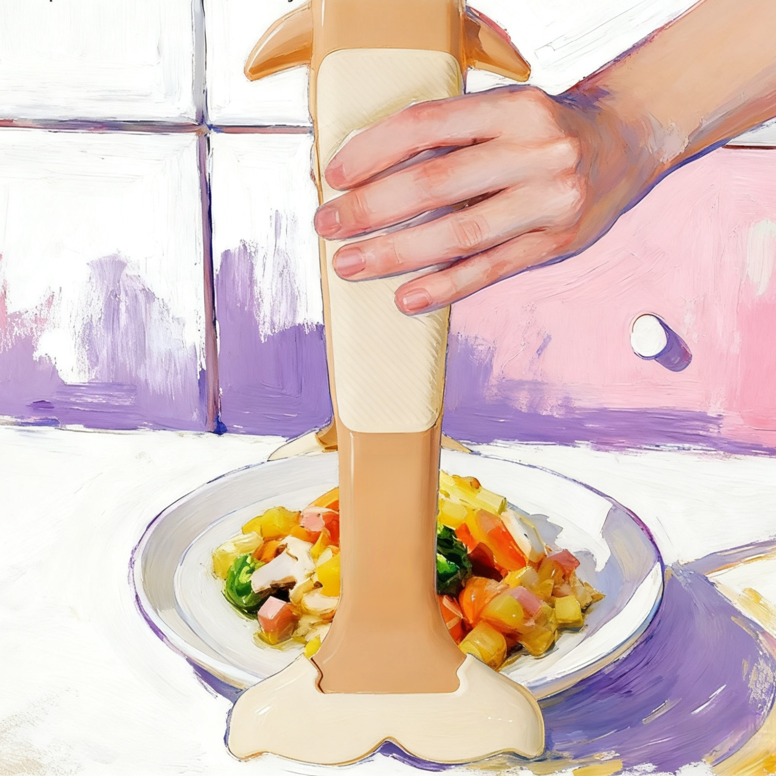 Anti-Scald Silicone Bowl Clip Non-Slip Serving Tongs