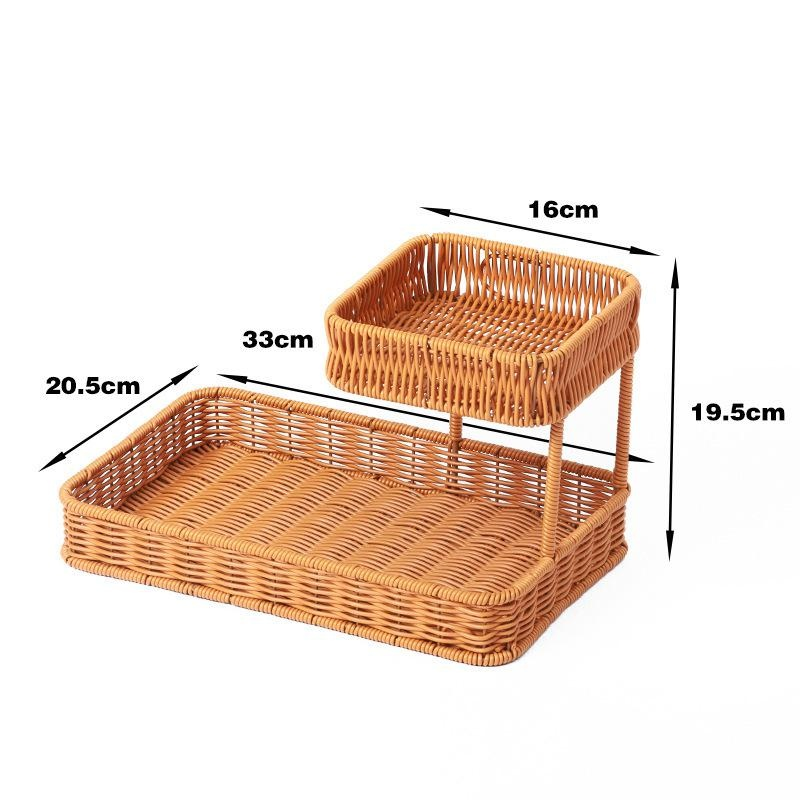 キッチン・バスルーム多機能収納バスケット