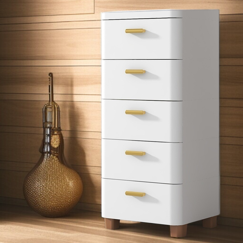 Wielowarstwowa szafka z szufladami do salonu, domowa szafka na szczeliny