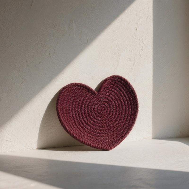 하트 모양 식기 매트 (10개입)