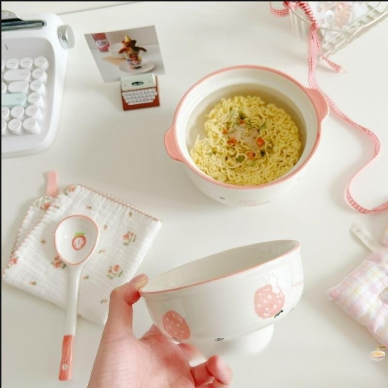 Tazón de sopa de dos orejas