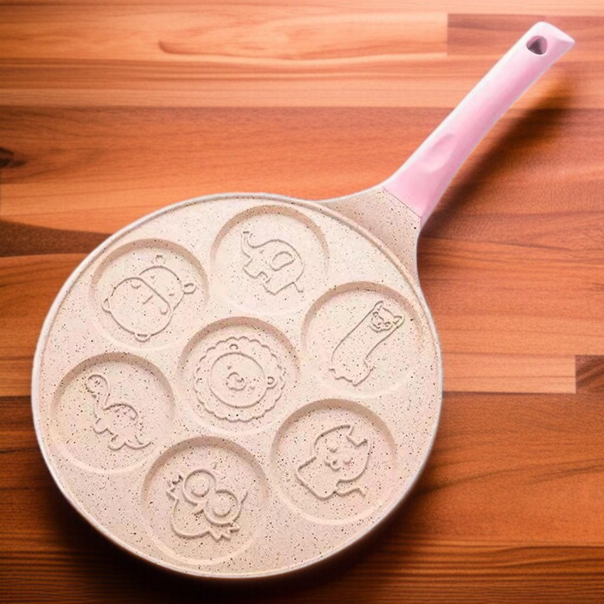 Sieben Löcher nicht klebende Flachboden Omelette