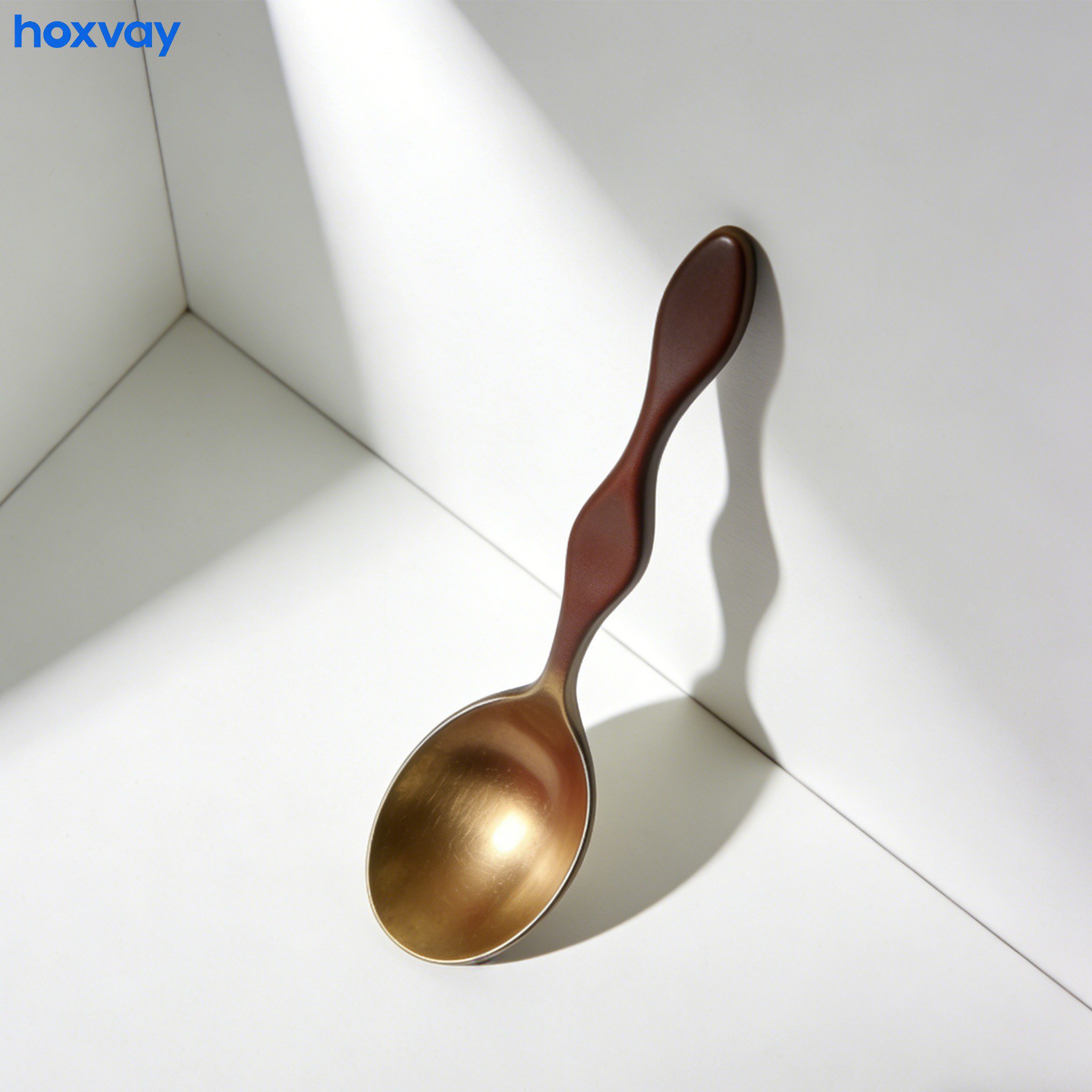 Stainless steel long-handled soup spoons (3-pack)