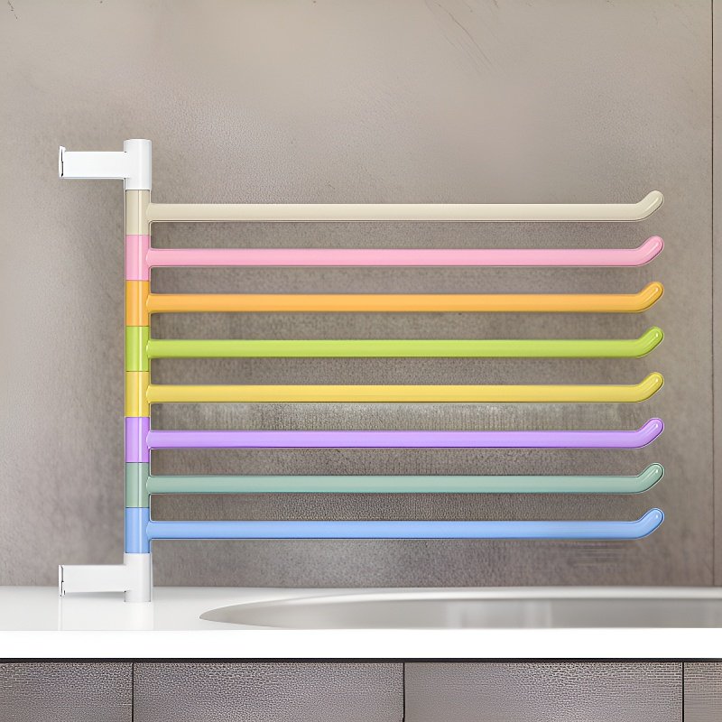 드릴 없이 벽에 부착하는 욕실용 수건걸이