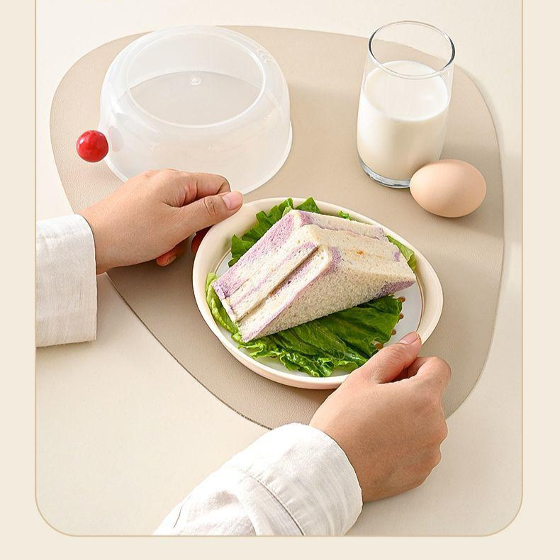  厚手電子レンジ用蒸し器 透明蓋付き シンプル操作