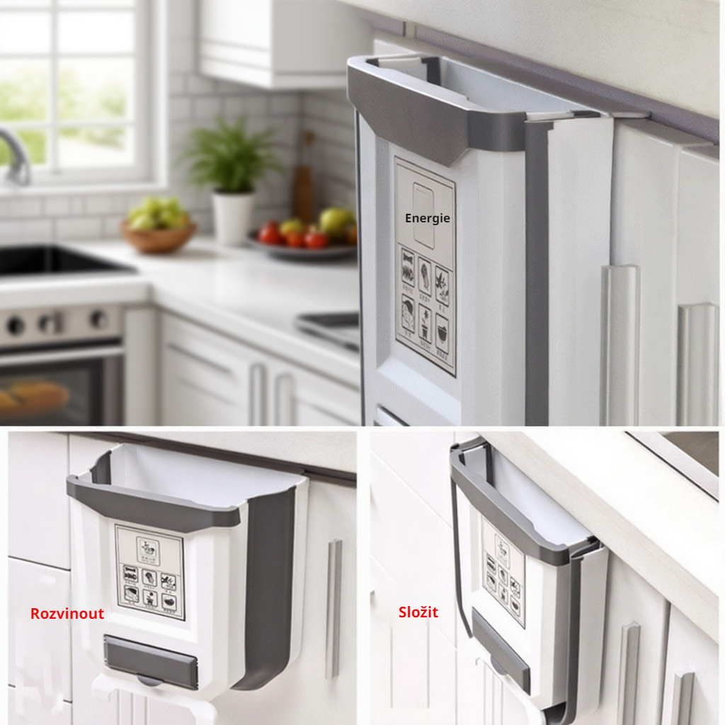 Skládací odpadkový koš