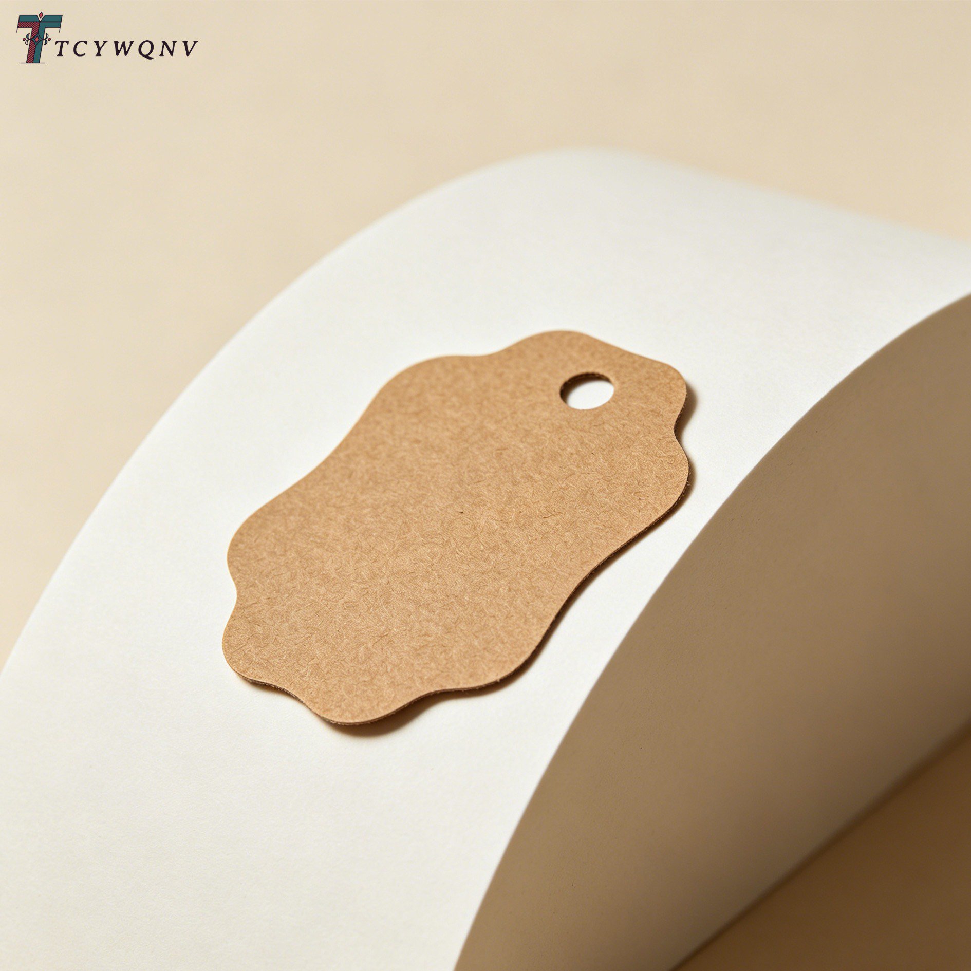 Etiketten aus Kraftpapier (100 Blatt)