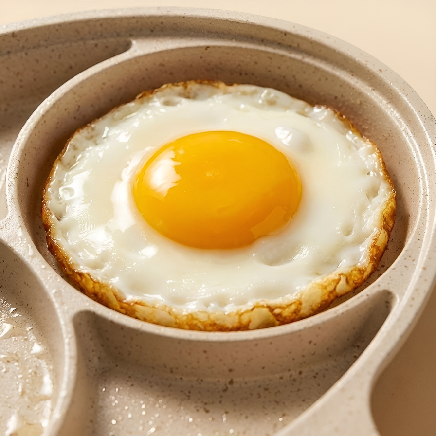 Double-burner induction cooker egg frying pan