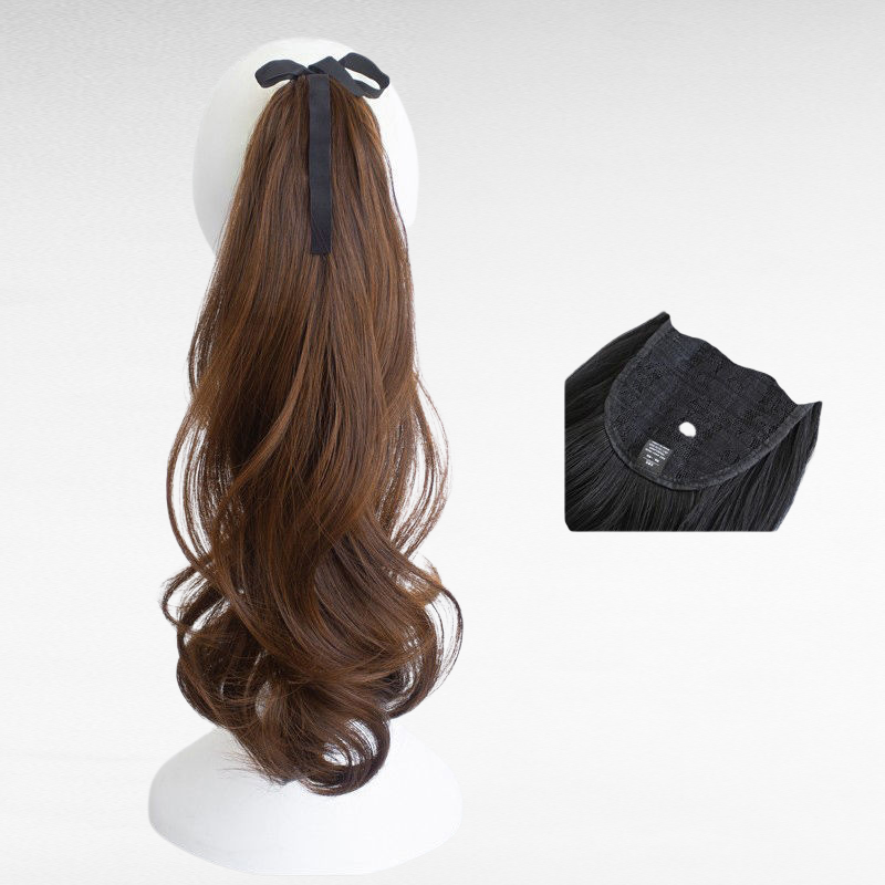 웨이브 포니테일 가발 