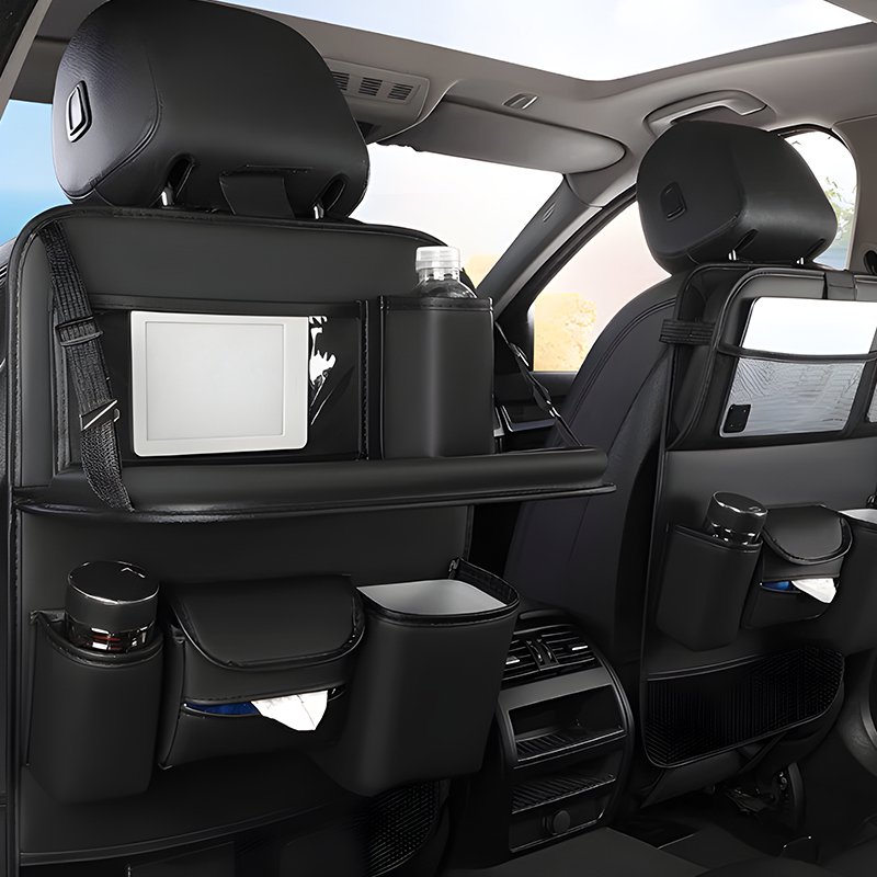 Waterproof leather car storage box