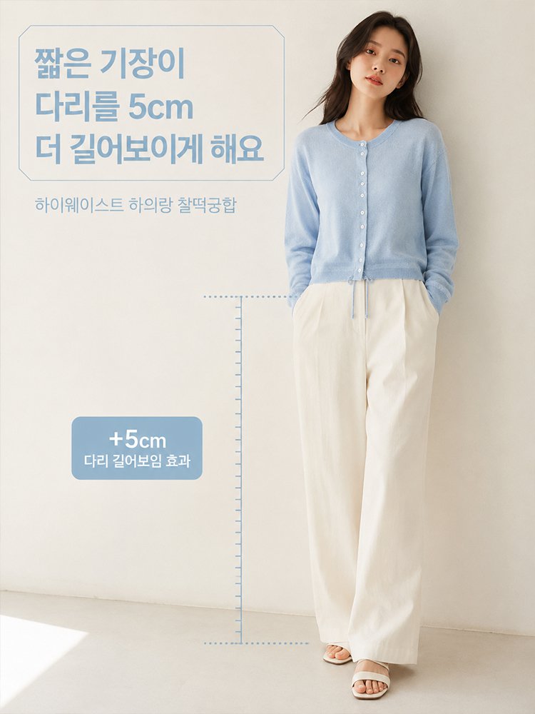 여성용 린넨 혼방 가디건