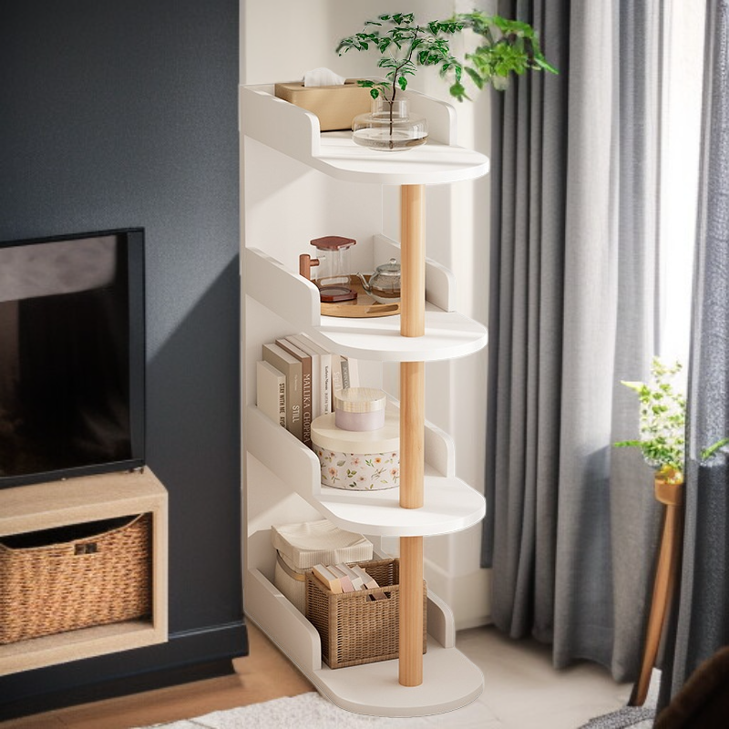 침대 옆 테이블 소파 사이드 테이블 틈새 수납 진열 선반 소형 책장 수납장