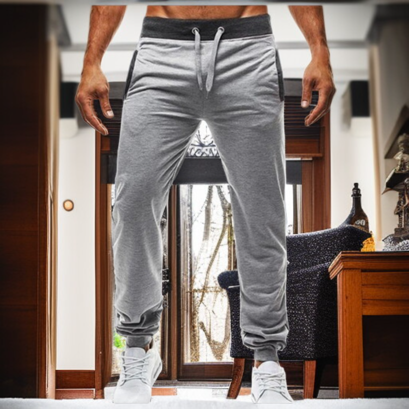 メンズカジュアルパンツが大ヒット予約可能な若者向けストレッチワイドフィットロングパンツ