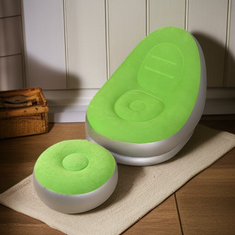 Przenośny, pogrubiony, nadmuchiwany fotel sofowy