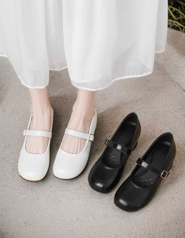 フェアリースタイルの上品なメリージェーンシューズ正面画像