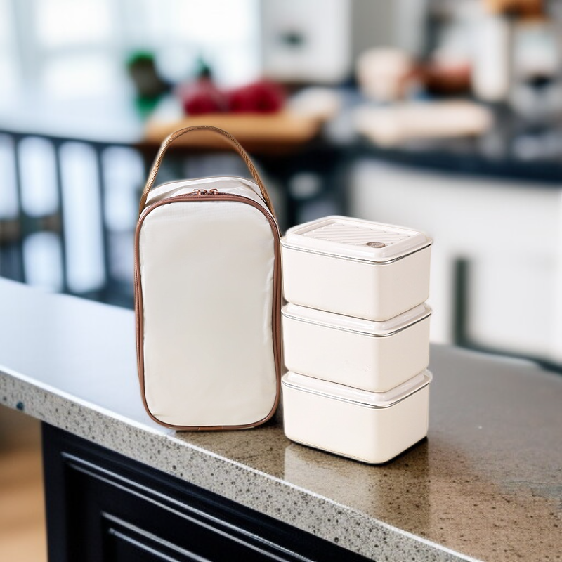 스테인리스 스틸 사각 도시락통/식품 보관 용기