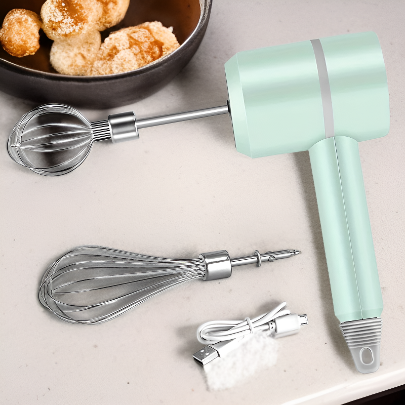 Handheld Mixer mit 3 Stufen, unverzichtbares Küchenwerkzeug für Backen