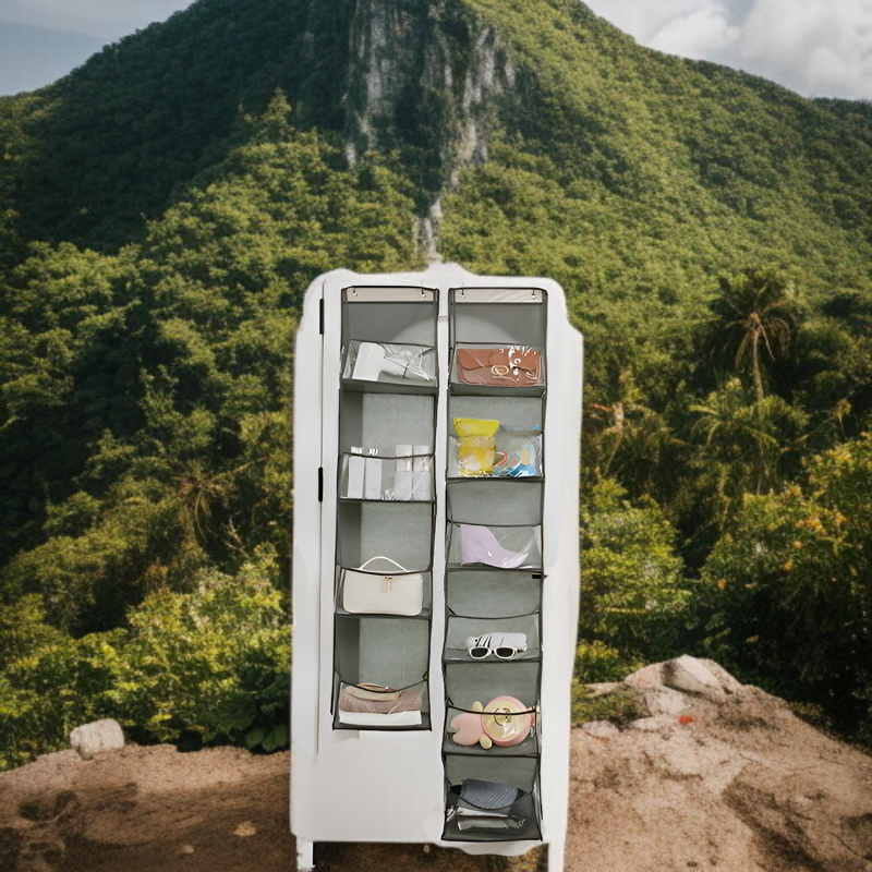 収納ハンギングバッグ壁掛けドア吊り下げ立体多層寮収納バッグ多機能衣類・おもちゃ収納バッグ