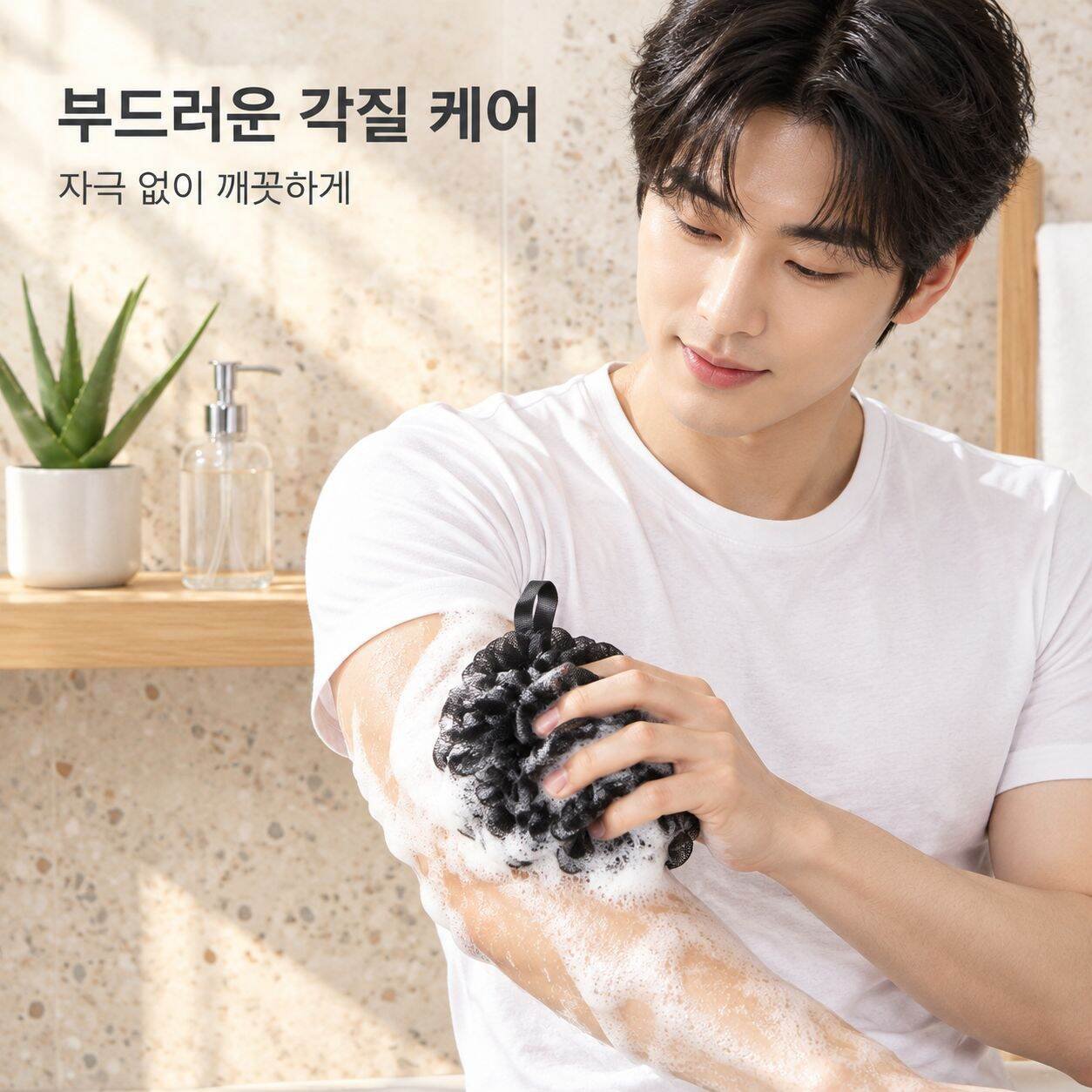 남성용 목욕 스펀지