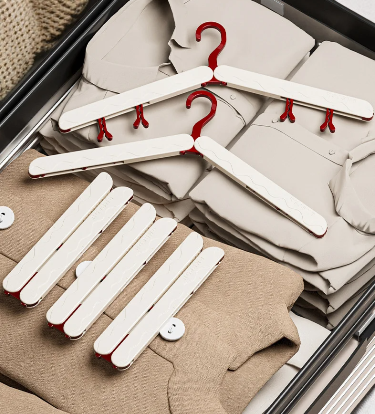 휴대용 접이식 옷걸이 전체 모습