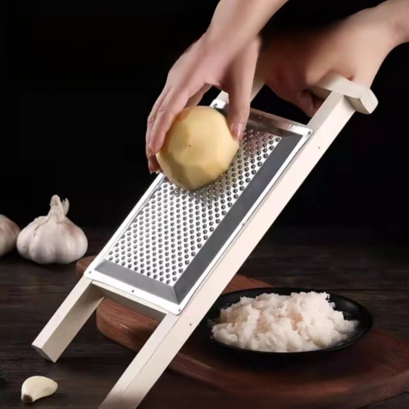 Stainless steel potato grinder